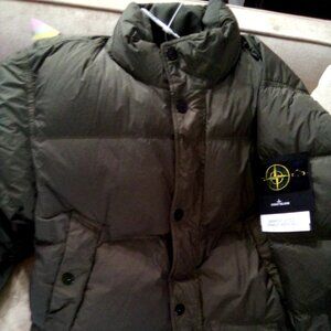 Brand New Never Worn Stone Island Crinkle Reps NY Down Puffer